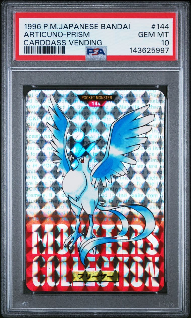 Articuno prism, red version, PSA 10