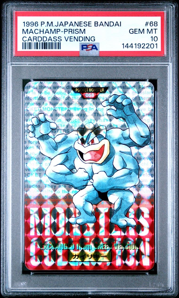 Machamp prism, red version, PSA 10